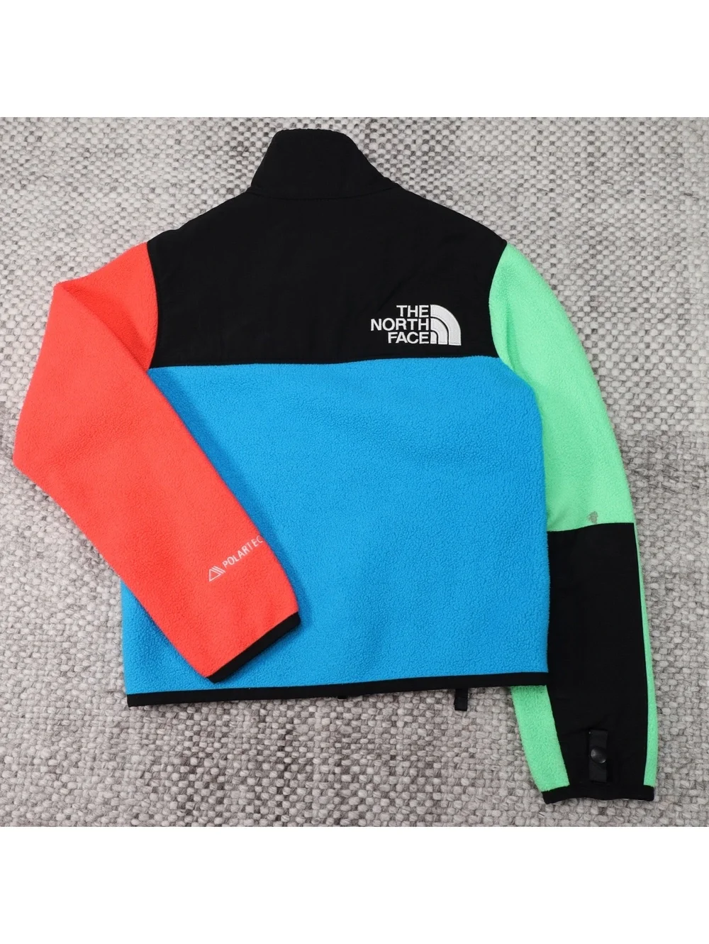 North Face kids' Denali colorblock fleece jacket